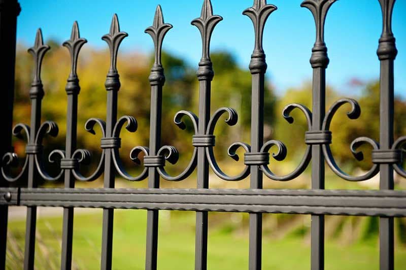 Wrought Iron Fence Installation